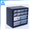 plastic tool case with 12 drawers